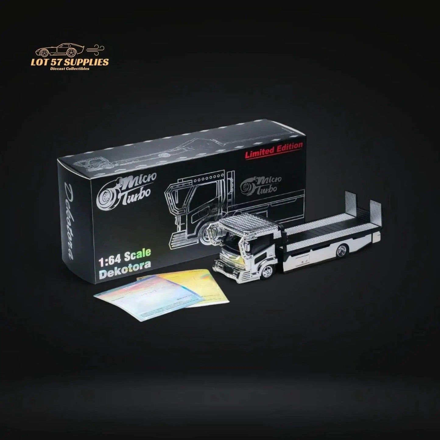 Dekotora Flatbed Tow Truck Diecast 1 64 Scale Stickers - ToylandEU™
