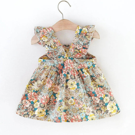 Delightful Two Piece Floral Baby Dress Bag Toyland EU - ToylandEU™