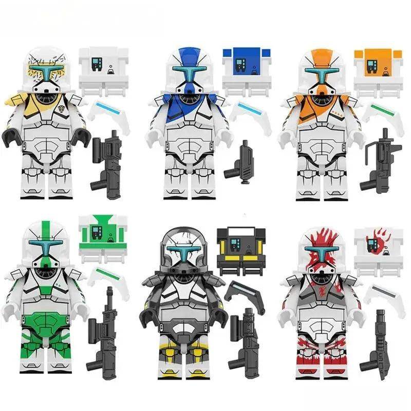 Delta Squad Commandos Set of 6 Lego Star Wars Minifigures Custom Toys - Minifigure Toys
