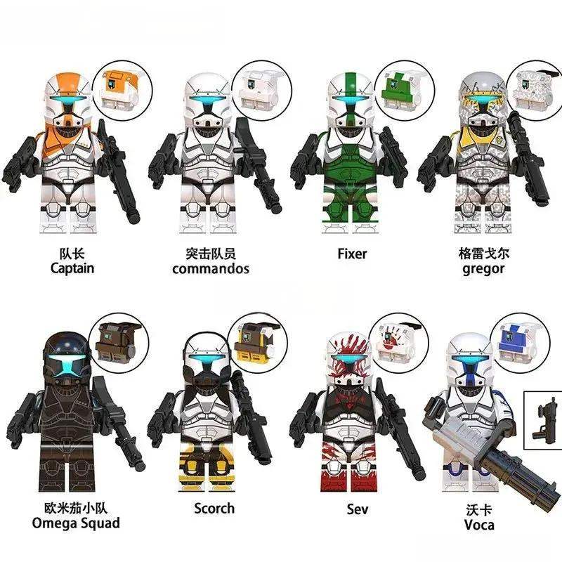 Delta Squad Clone Commandos Lego Star Wars Minifigures - ToylandEU™