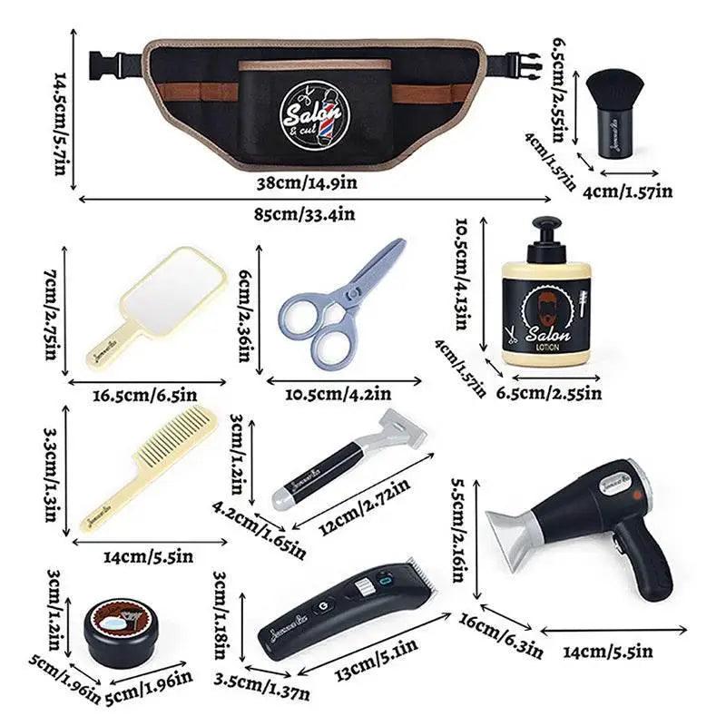 Deluxe Kids Barber Role Play Set for Young Stylists - ToylandEU™