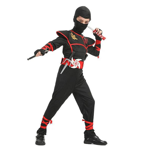 Deluxe Ninja Costume With Weapon Accessories For Boys - ToylandEU