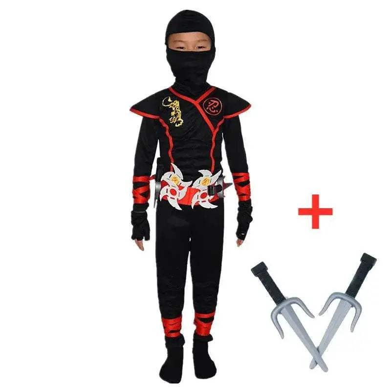 Deluxe Ninja Costume With Weapon Accessories For Boys - ToylandEU