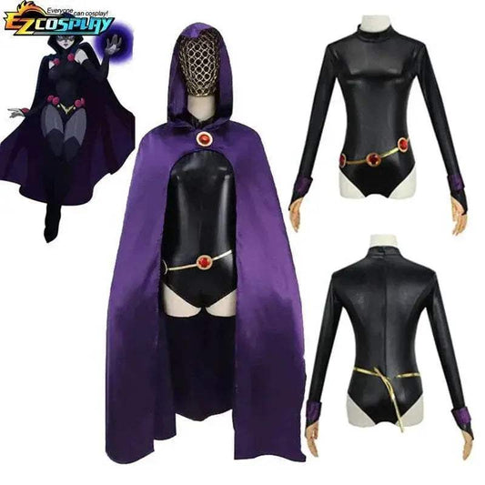 Deluxe Raven Cosplay Jumpsuit 2in Belt Toyland EU - ToylandEU™