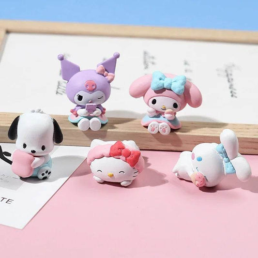 Deluxe Sanrio Figure Set Five Piece Multi Character For Fans - ToylandEU