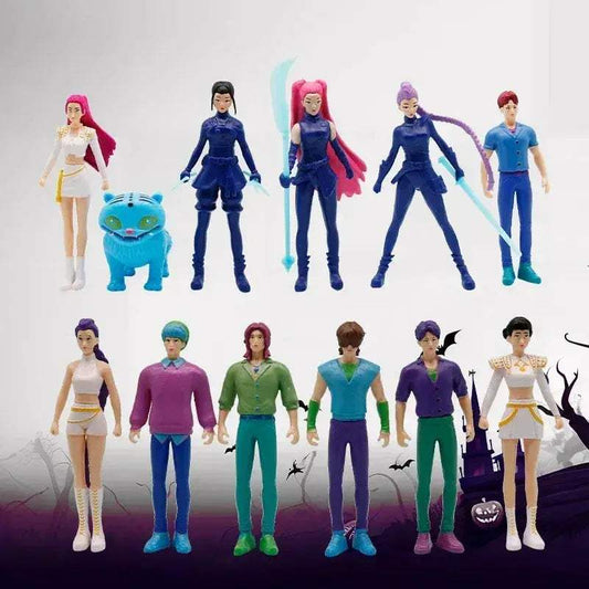 Demon Hunters Action Figures PVC Collectibles 12 Piece - ToylandEU™