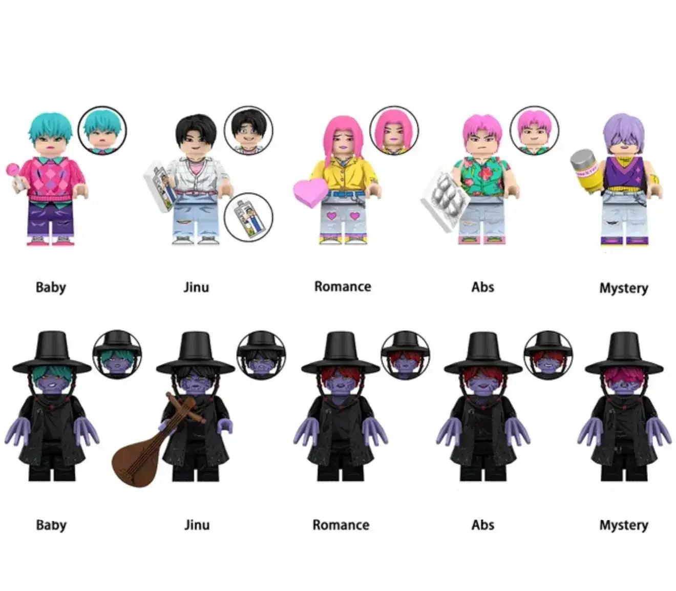 Demon Hunters Minifigure Set Enchanted Weapons - ToylandEU™