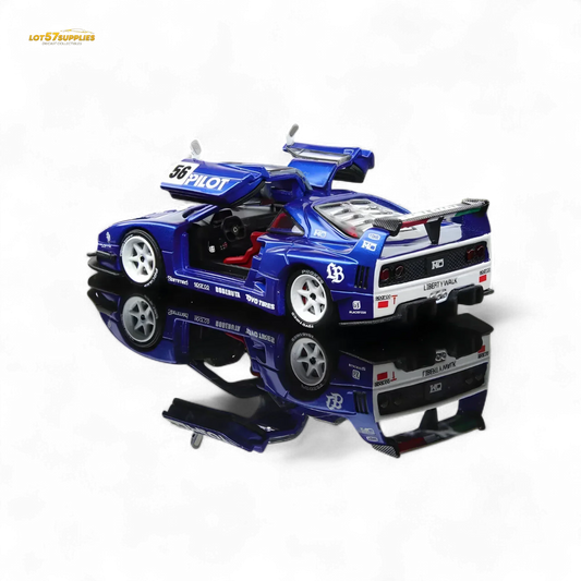 Diecast F40 LB Works Wide Body Livery Chrome Chase - ToylandEU™