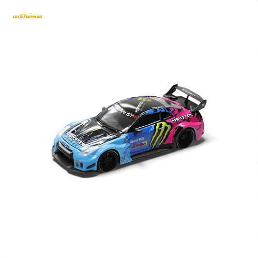 Nissan GTR R35 Diecast LBWK Wide Body Open Hood - ToylandEU™