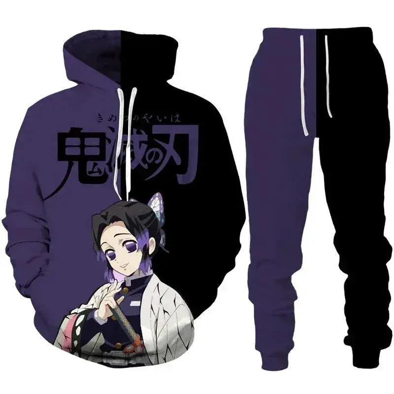 Demon Slayer Anime Hoodie Tracksuit Oversize Streetwear - ToylandEU™