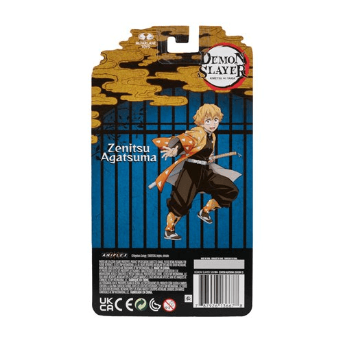 Demon Slayer Wave 4 Zenitsu Agatsuma Season 2 Action Figure | 5 Inch Scale | Season 2 Design | Anime Collectors