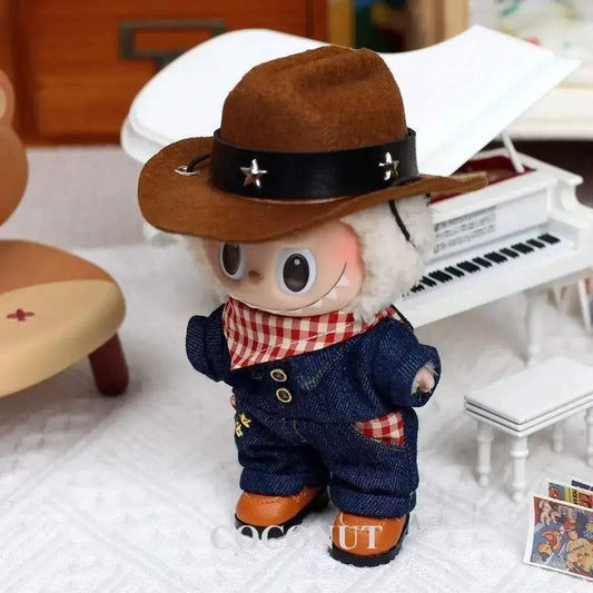 Denim Suit Mini Clothes For Ropa Labubu Jumpsuit Set - ToylandEU