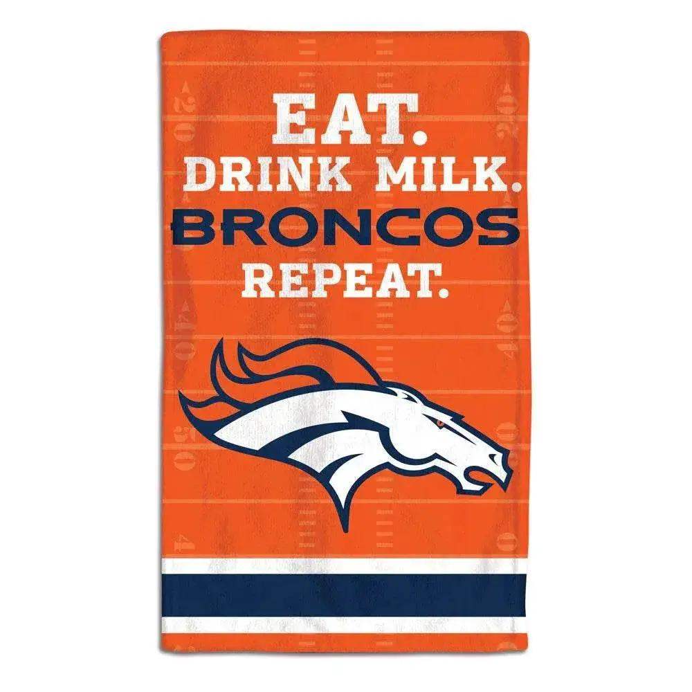 Denver Broncos Baby Burp Cloth 10x17 Inches Terry Polyester - ToylandEU™