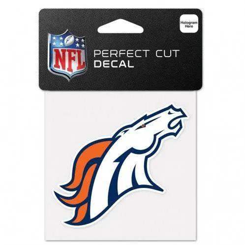 Denver Broncos Decal 4x4 Perfect Cut Color Outdoor Vinyl - ToylandEU™