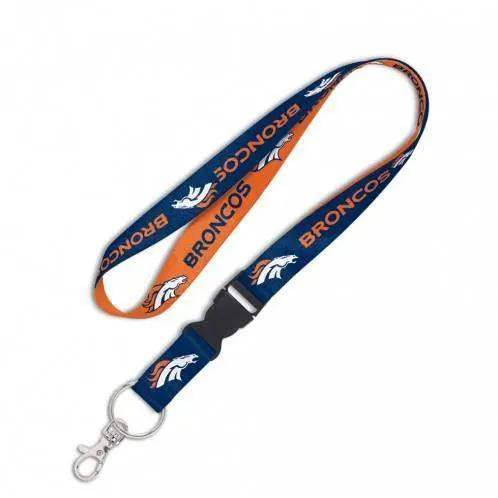 Denver Broncos Lanyard With Detachable Buckle Team Colors - ToylandEU™