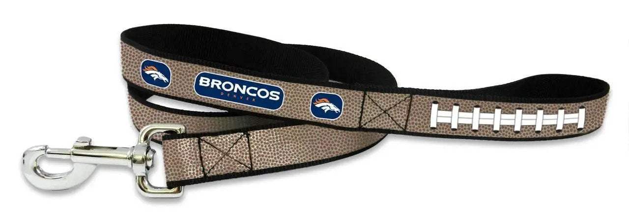 Denver Broncos Pet Leash Reflective Football Size Small - ToylandEU