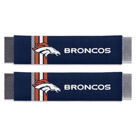 Denver Broncos Seat Belt Pad Set Team Color Two Piece - ToylandEU™