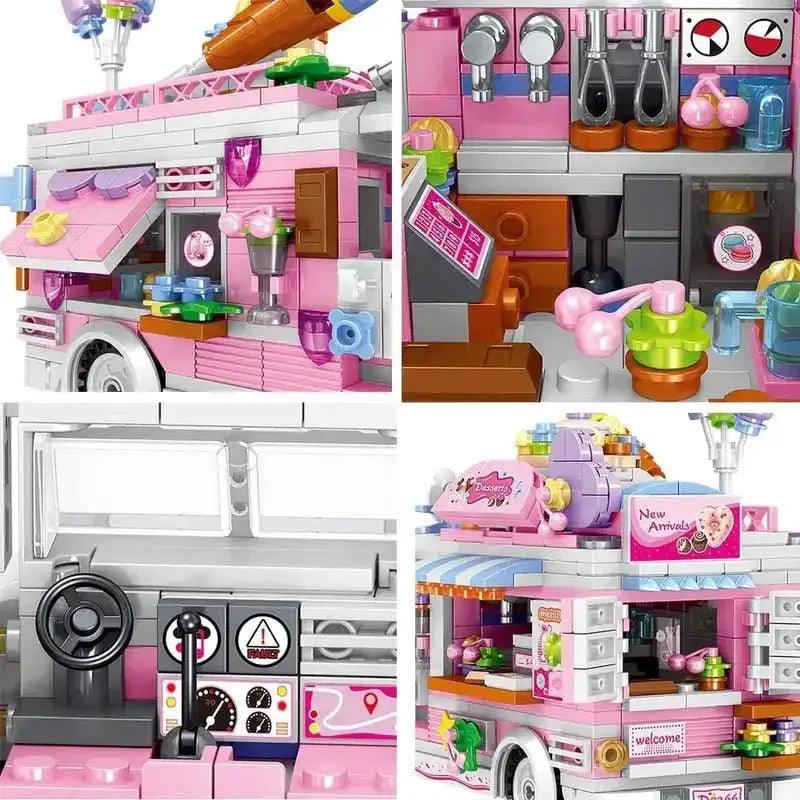 Dessert Trolley Building Block Set Premium Food Truck - ToylandEU™