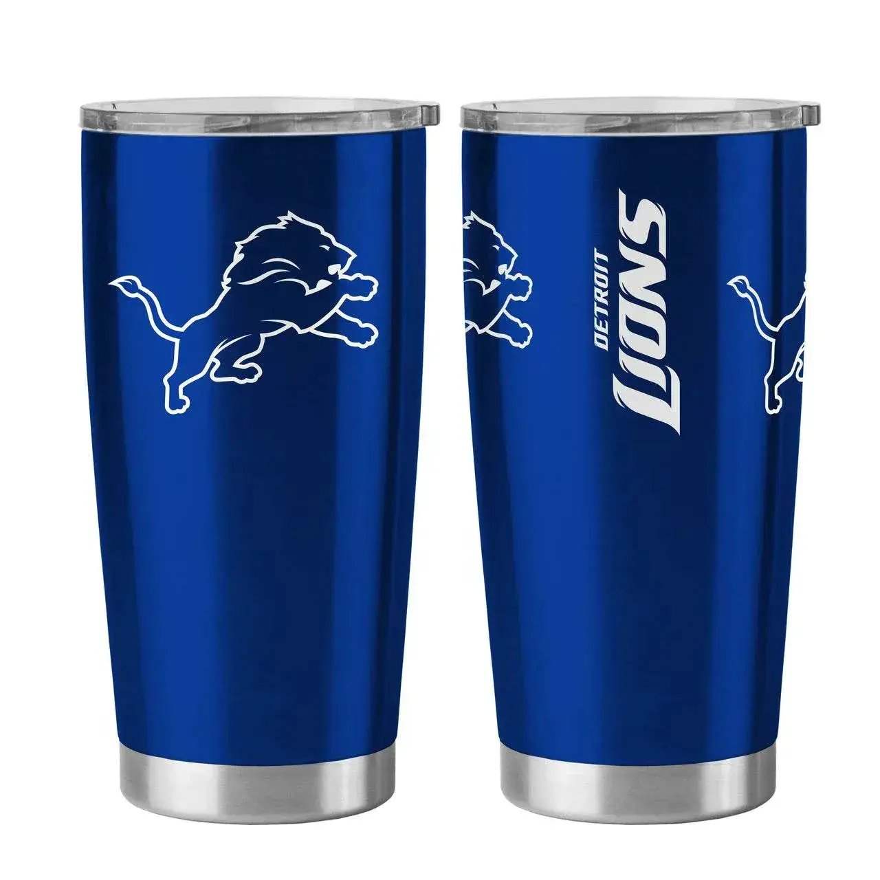 Detroit Lions 20oz Travel Tumbler Blue Stainless Steel - ToylandEU™