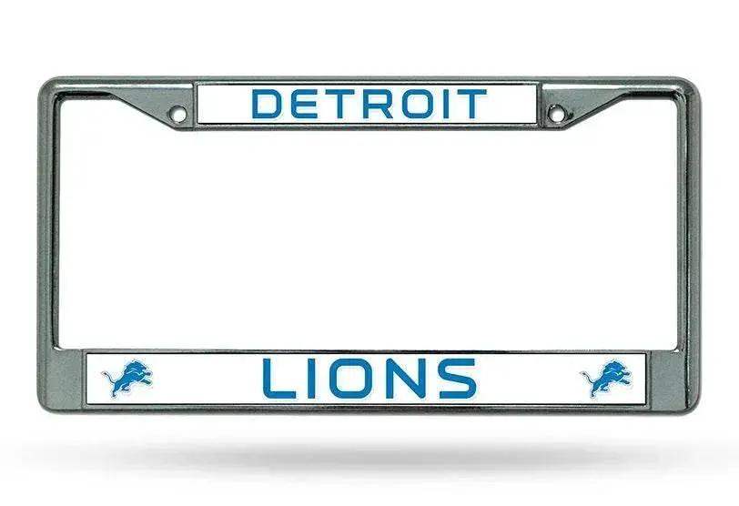 Detroit Lions Chrome License Plate Frame Durable Gift - ToylandEU™