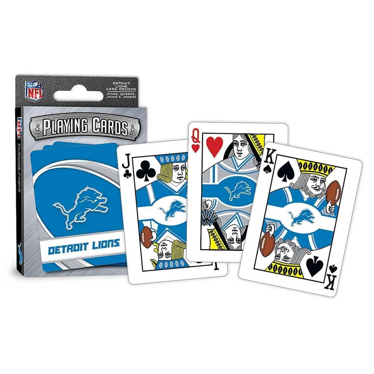 Detroit Lions Playing Cards Deck With Team Logo Artwork - ToylandEU™