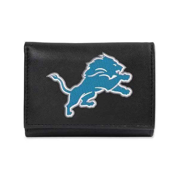 Detroit Lions Trifold Leather Wallet With Embroidered Logo - ToylandEU