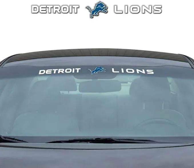 Detroit Lions Windshield Decal 35x4 Inches Vinyl Durable - ToylandEU™