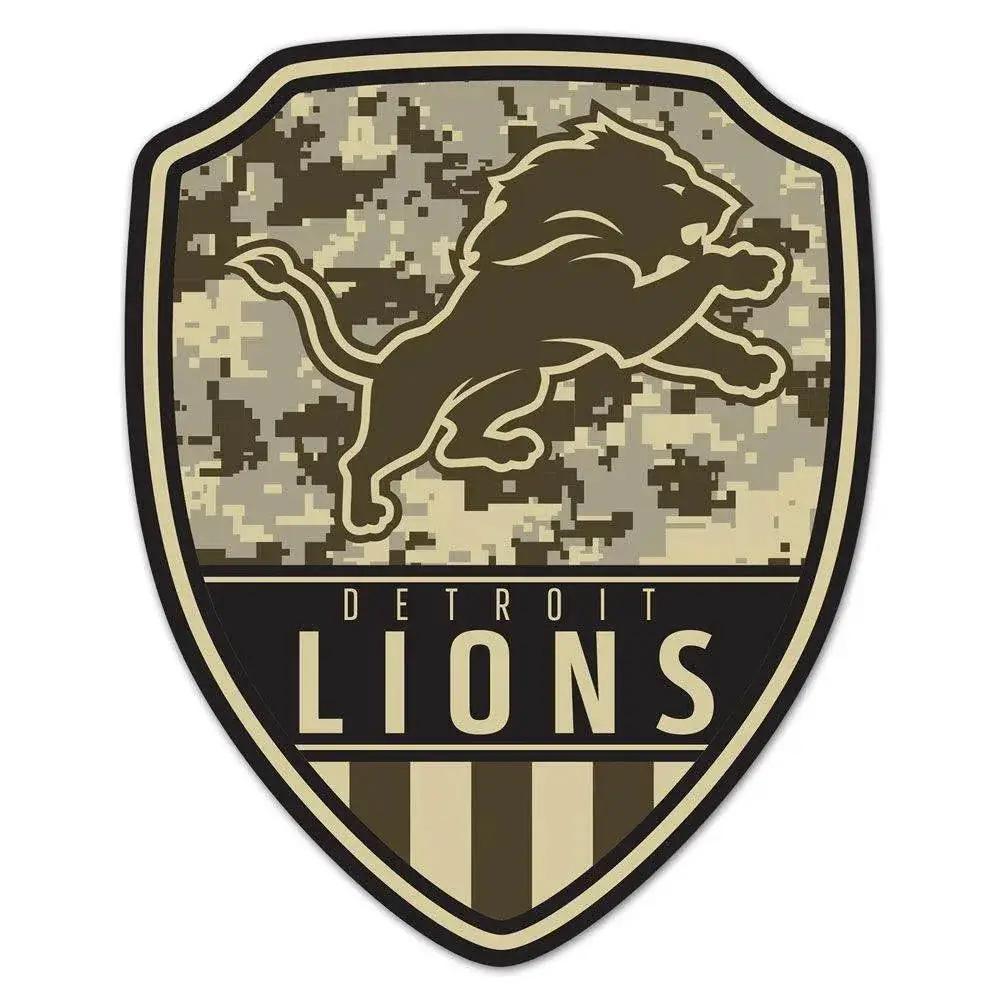 Detroit Lions Wood Shield Sign 11x14 Wall Indoor Decor - ToylandEU™