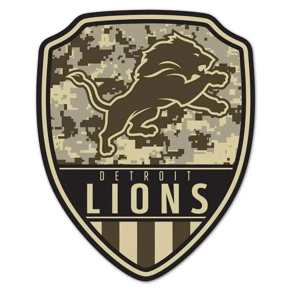 Detroit Lions Wood Shield Sign 11x14 Wall Indoor Decor - ToylandEU™
