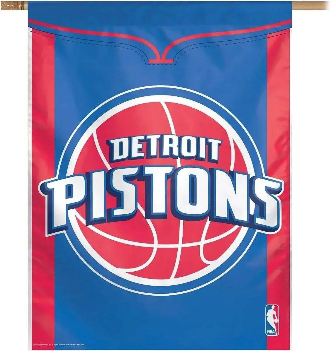 Detroit Pistons Banner 27x37 Vertical Nylon Indoor Outdoor - ToylandEU™