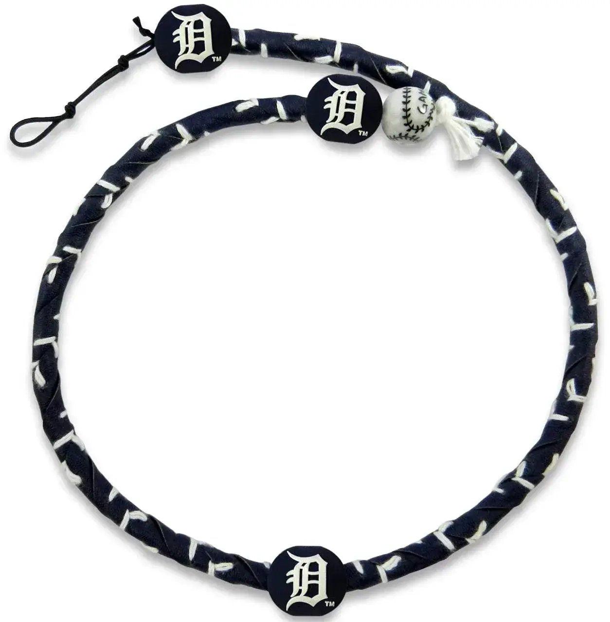Detroit Tigers Frozen Rope Team Color Baseball Necklace - ToylandEU™