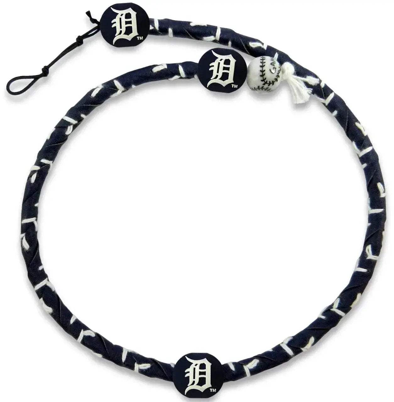 Detroit Tigers Frozen Rope Team Color Baseball Necklace - ToylandEU™