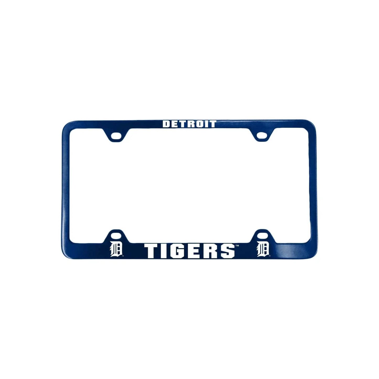Detroit Tigers License Plate Frame Laser Cut Blue Die Cast - ToylandEU™