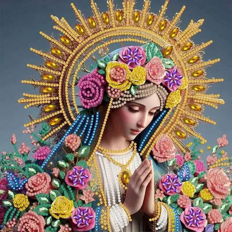 GATYZTORY 5D Special Shape Diamond Painting Kit for Women - Rhinestone Cross Stitch Home Decor - ToylandEU™