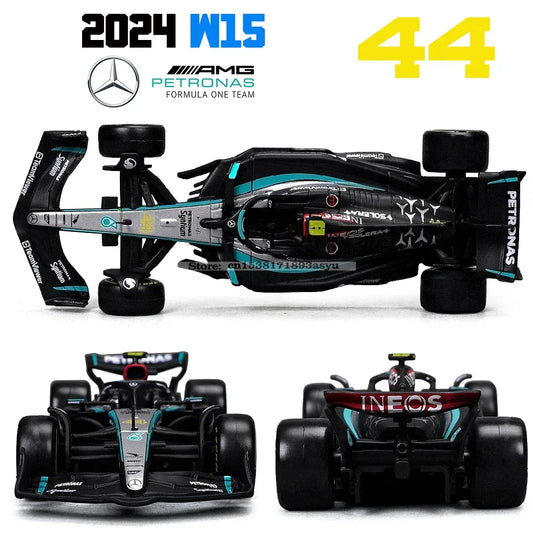 Die Cast Model Car Mercedes F1 W15 2024 Collectible - ToylandEU