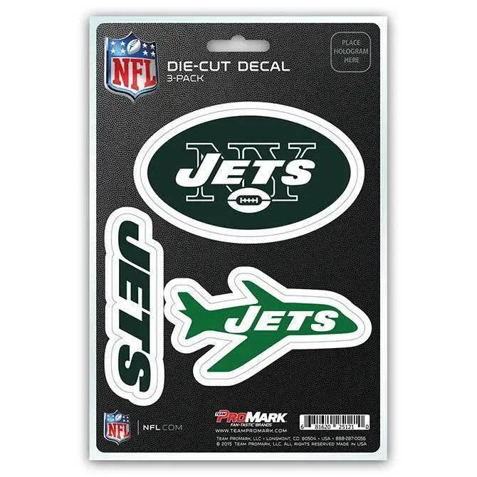 New York Jets Die Cut Decals 3 Pack Premium Vinyl Outdoor - ToylandEU™