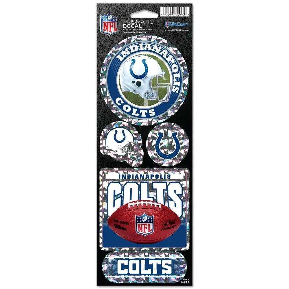 Indianapolis Colts Die Cut Decal Prismatic Sticker 4x12 - ToylandEU™