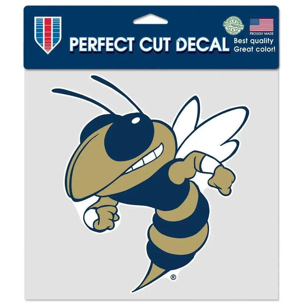Georgia Tech Yellow Jackets Die Cut Decal 8x8 Color - ToylandEU™
