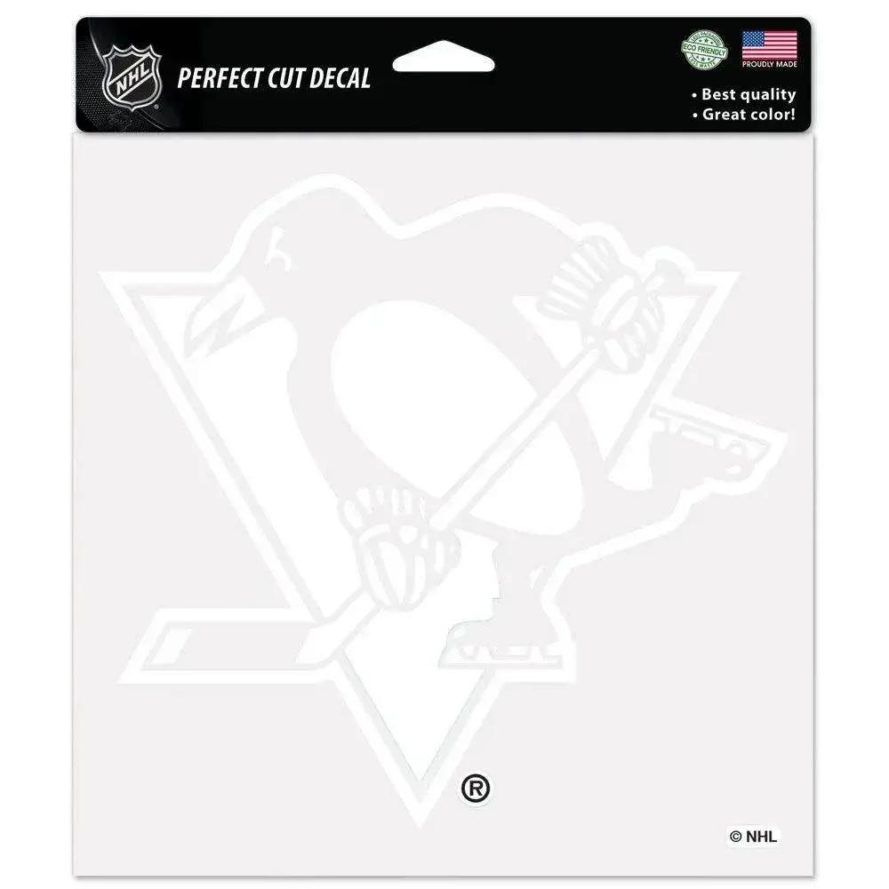 Pittsburgh Penguins Decal 8x8 Die Cut White - ToylandEU™