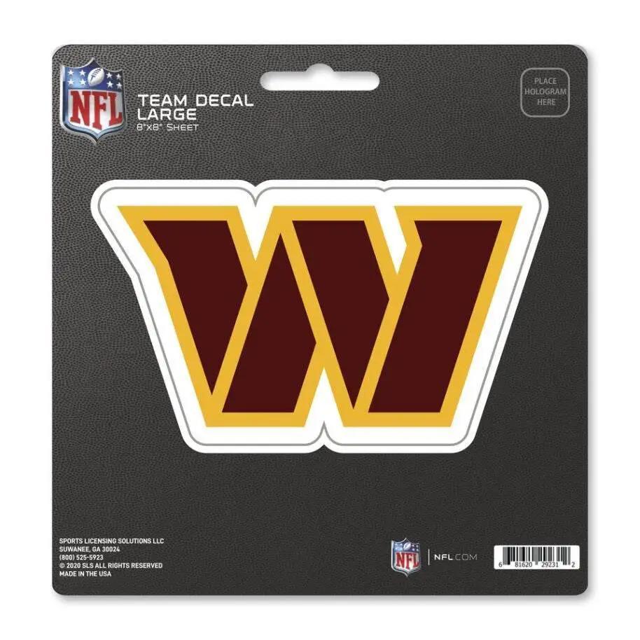 Washington Commanders Die Cut 8x8 Vinyl Decal UV Laminated - ToylandEU™