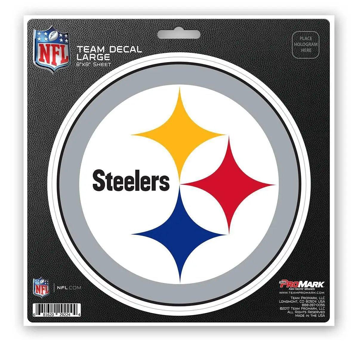 Pittsburgh Steelers 8x8 Die Cut Vinyl Decal Team Logo - ToylandEU™