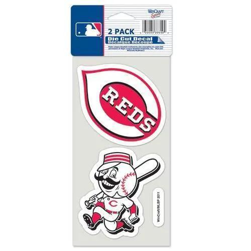 Cincinnati Reds Set of 2 Die Cut Decals - ToylandEU™