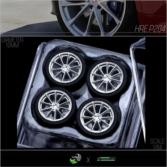 Diecast 1 64 Scale Wheels With Premium Rubber Tires - ToylandEU