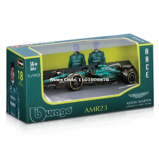 Diecast Aston Martin F1 AMR23 Model Car Scale Highly Detailed - ToylandEU