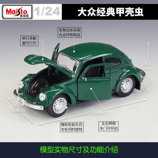 Diecast Car | 1:24 Volkswagen Beetle | Toylandeu™