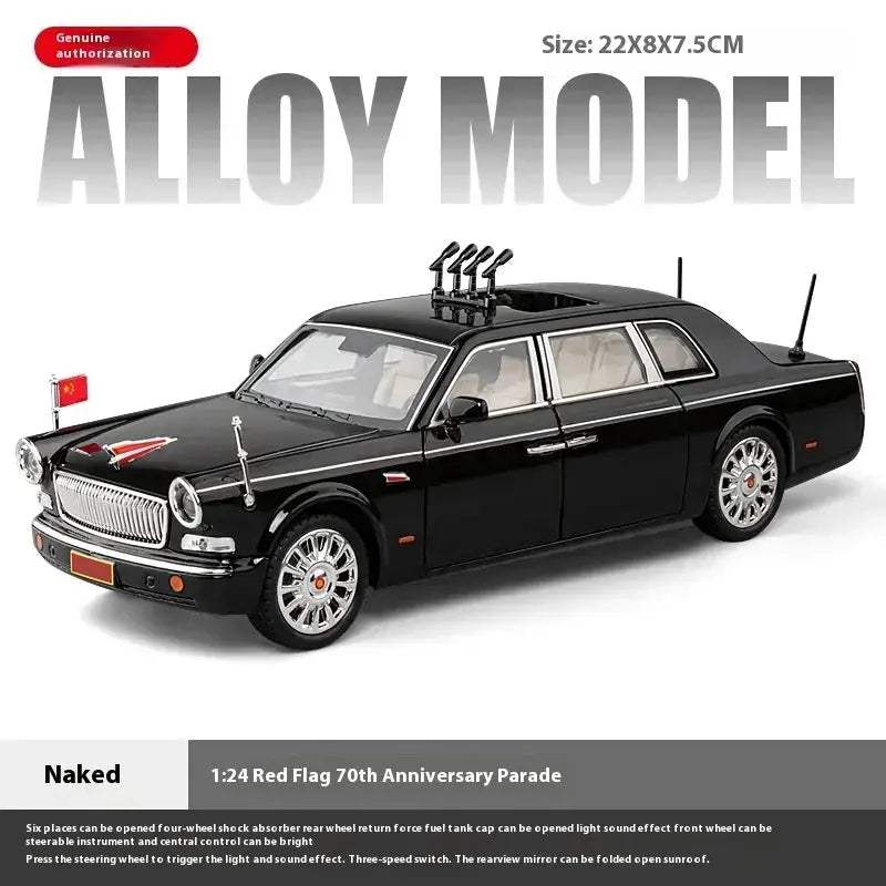 Diecast Car Model 1 To 24 Alloy L5 Limousine Parade Edition For Boys - ToylandEU