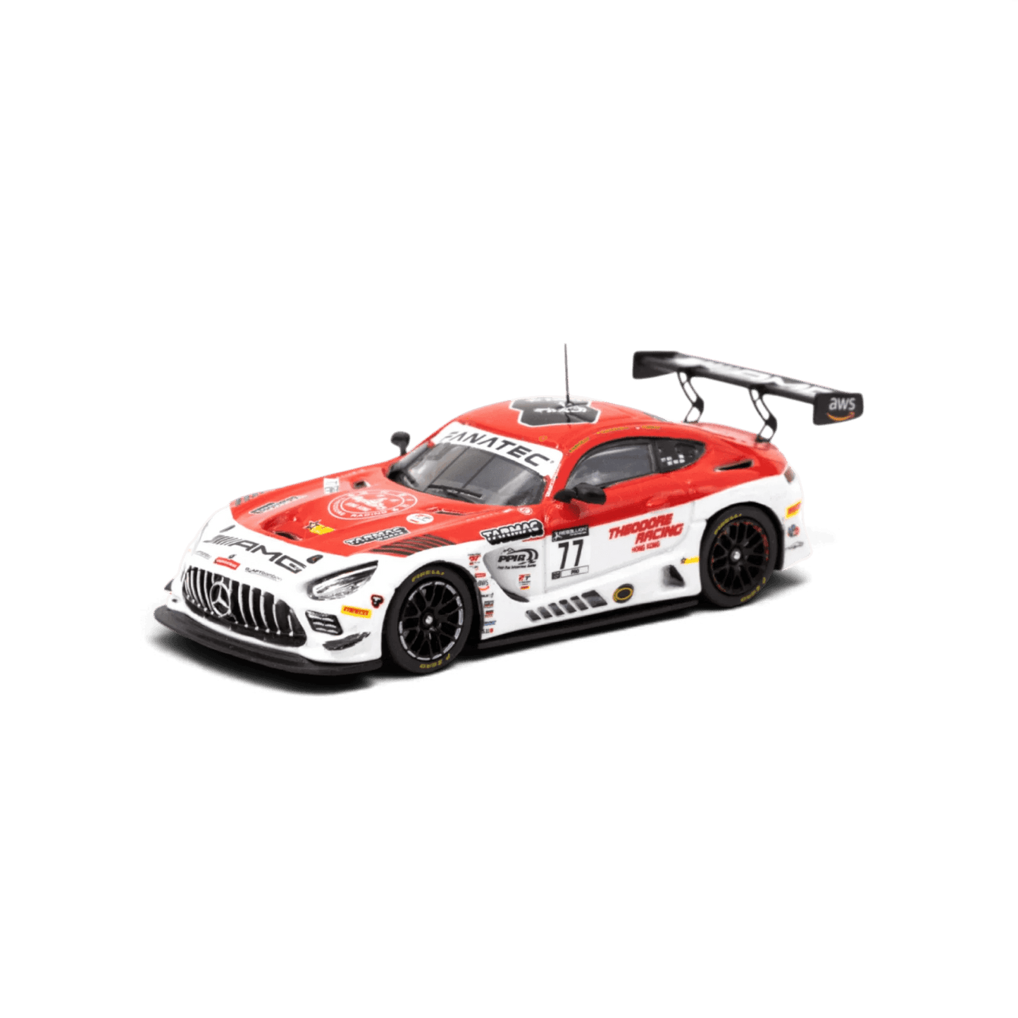 Diecast Car | Works Mercedes AMG GT3 Indianapolis 8h 2022 Winner