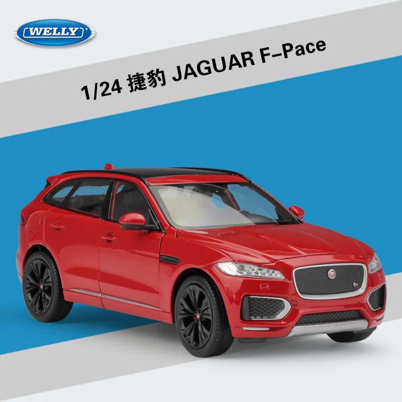 Diecast Jaguar F-Pace | 1:24 WELLY Alloy | Toylandeu™