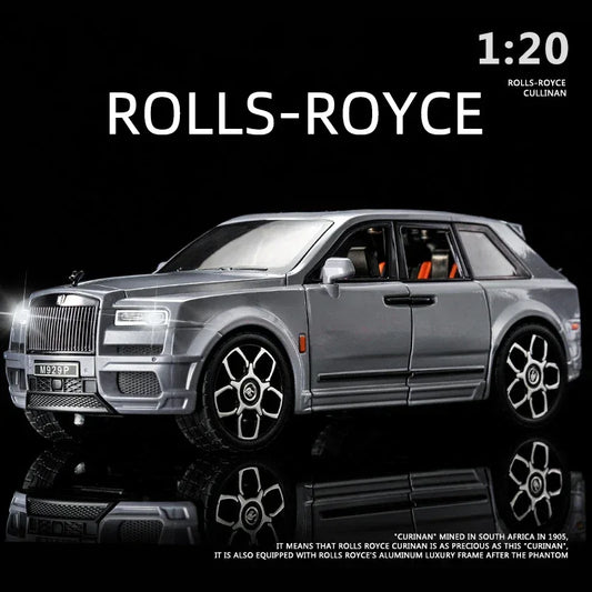 Diecast Rolls Royce Cullinan Mansory Model Car with Sound and Light Gift - ToylandEU