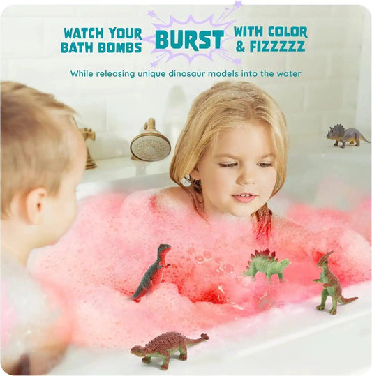 Dino Egg Bath Bombs With Toy Inside For Kids - ToylandEU™